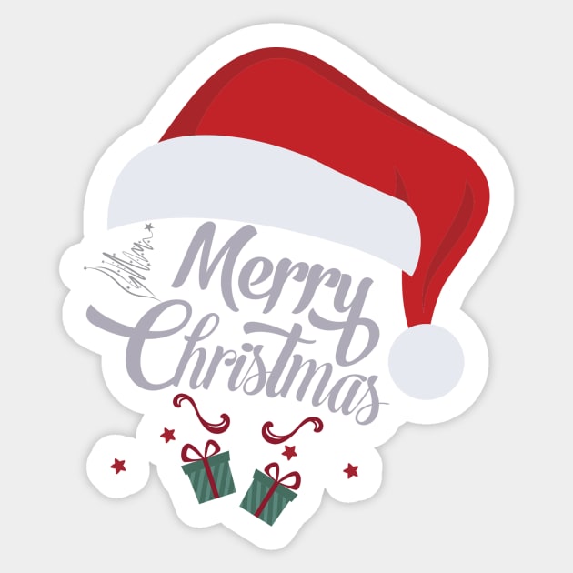 merry christmas sweet new year Sticker by Ras-man93